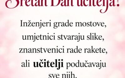 Sretan Dan učitelja!